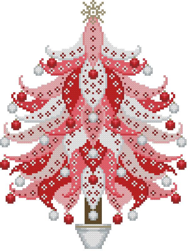 (image for) Colorful Christmas Trees Peppermint